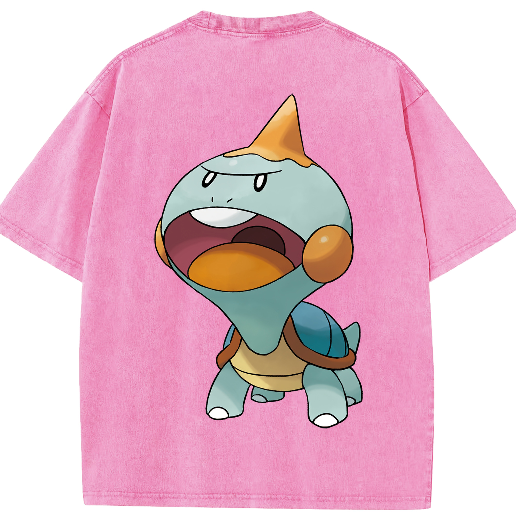 （画像用） ポケットモンスター Pokémon 綿100% ヴィンテージ風 半袖Tシャツ（背面プリント）